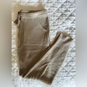 Barefoot Dreams CozyChic Light Brown Lounge Pants